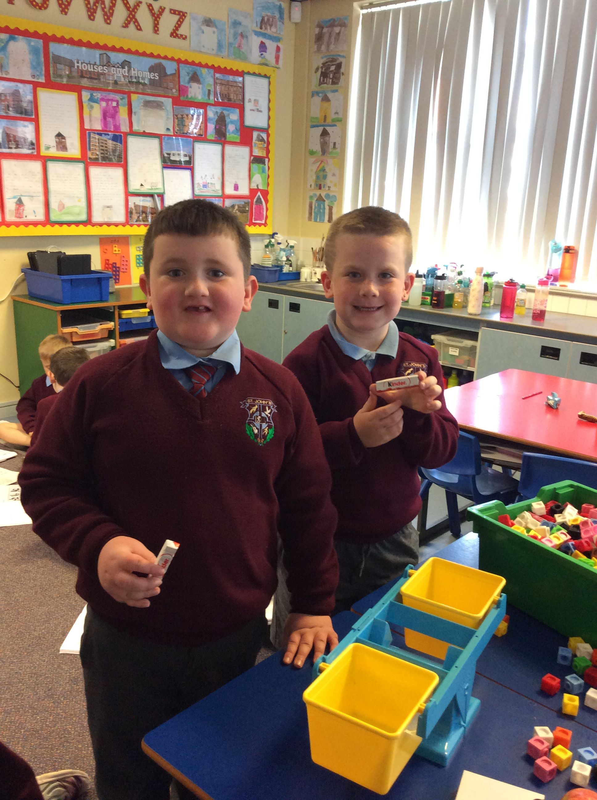 Having fun with practical maths in Year 3A