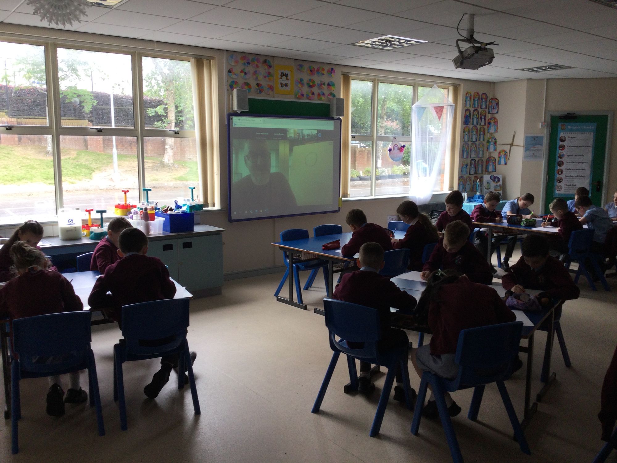Year 4B enjoyed learning how to become an illustrator today.