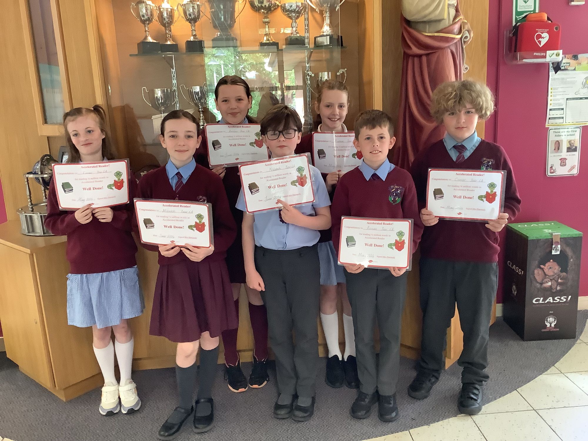 Huge congratulations to our fabulous readers on their Accelerated Reader awards!