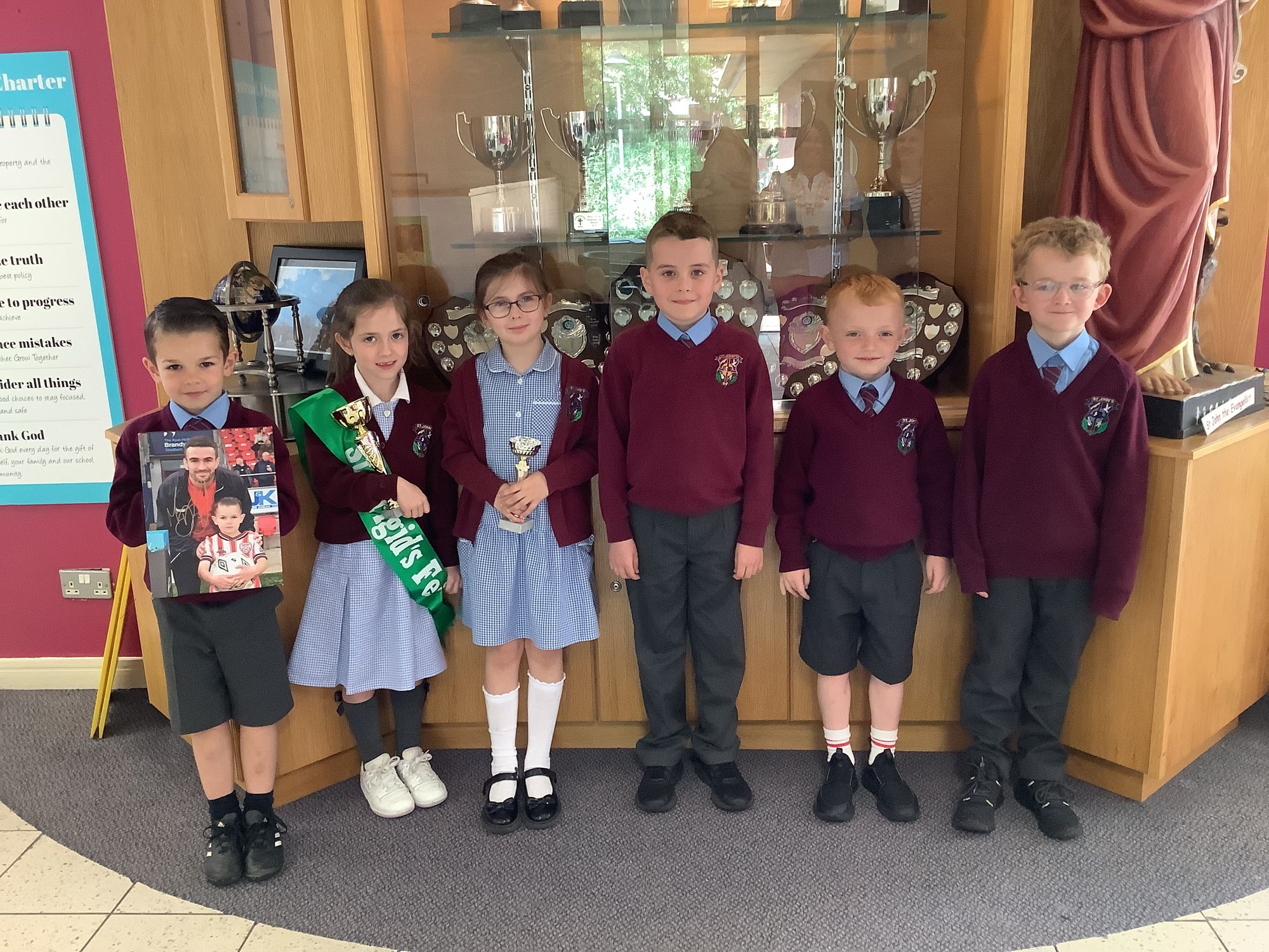 Well done to our footballers and Irish dancers on all your achievements this week!