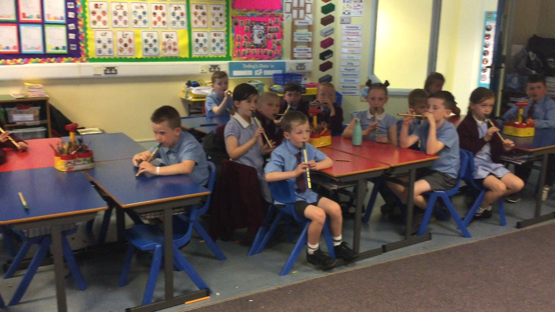 Tin Whistle in Year 3A