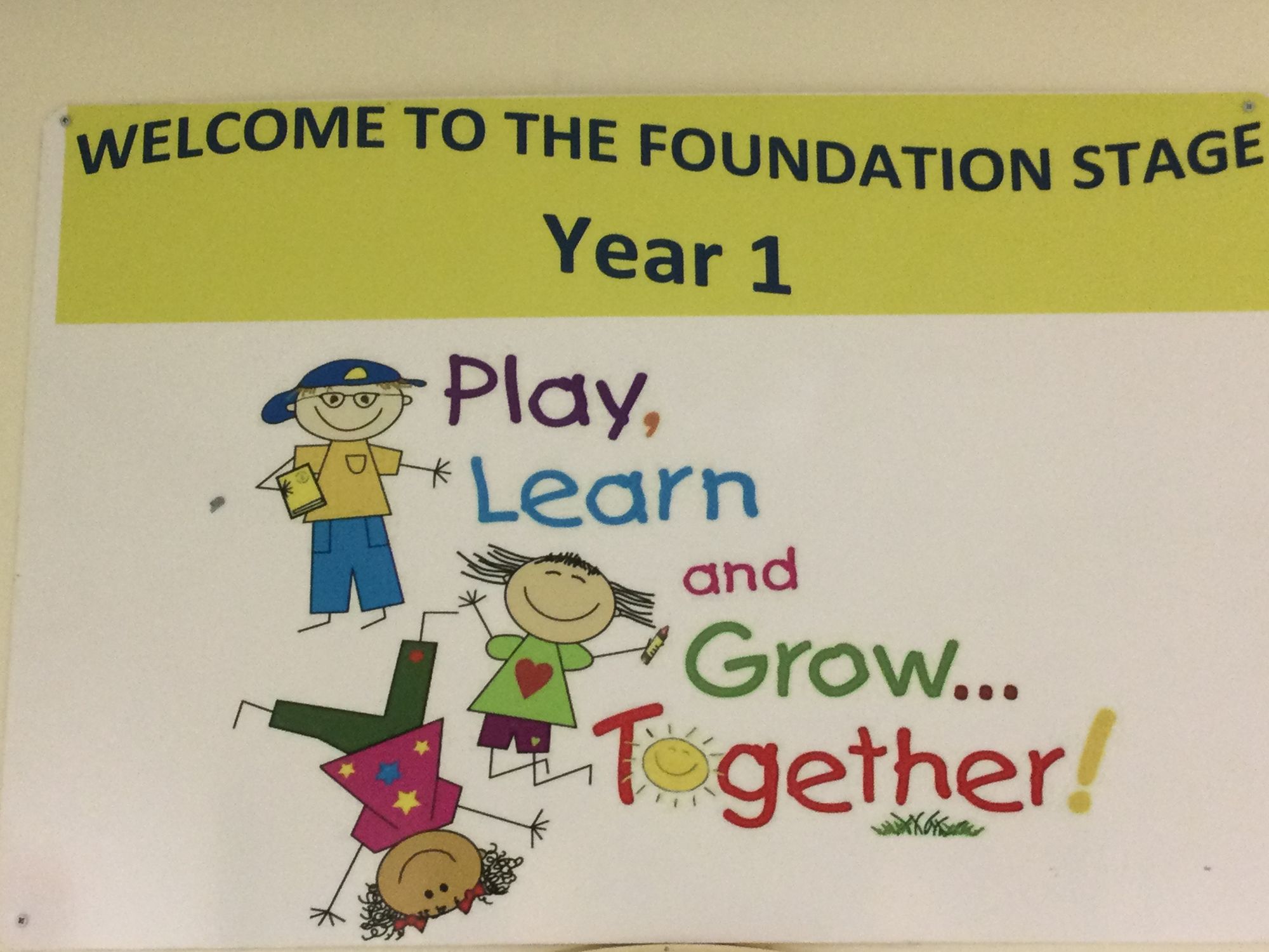 Welcome to Year 1