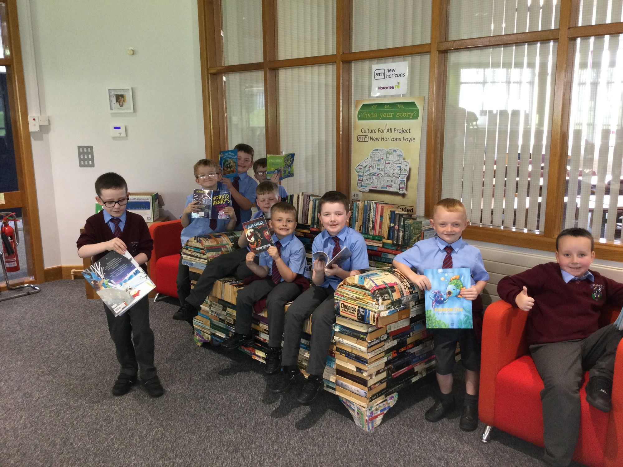 Year 4 had a very successful library visit