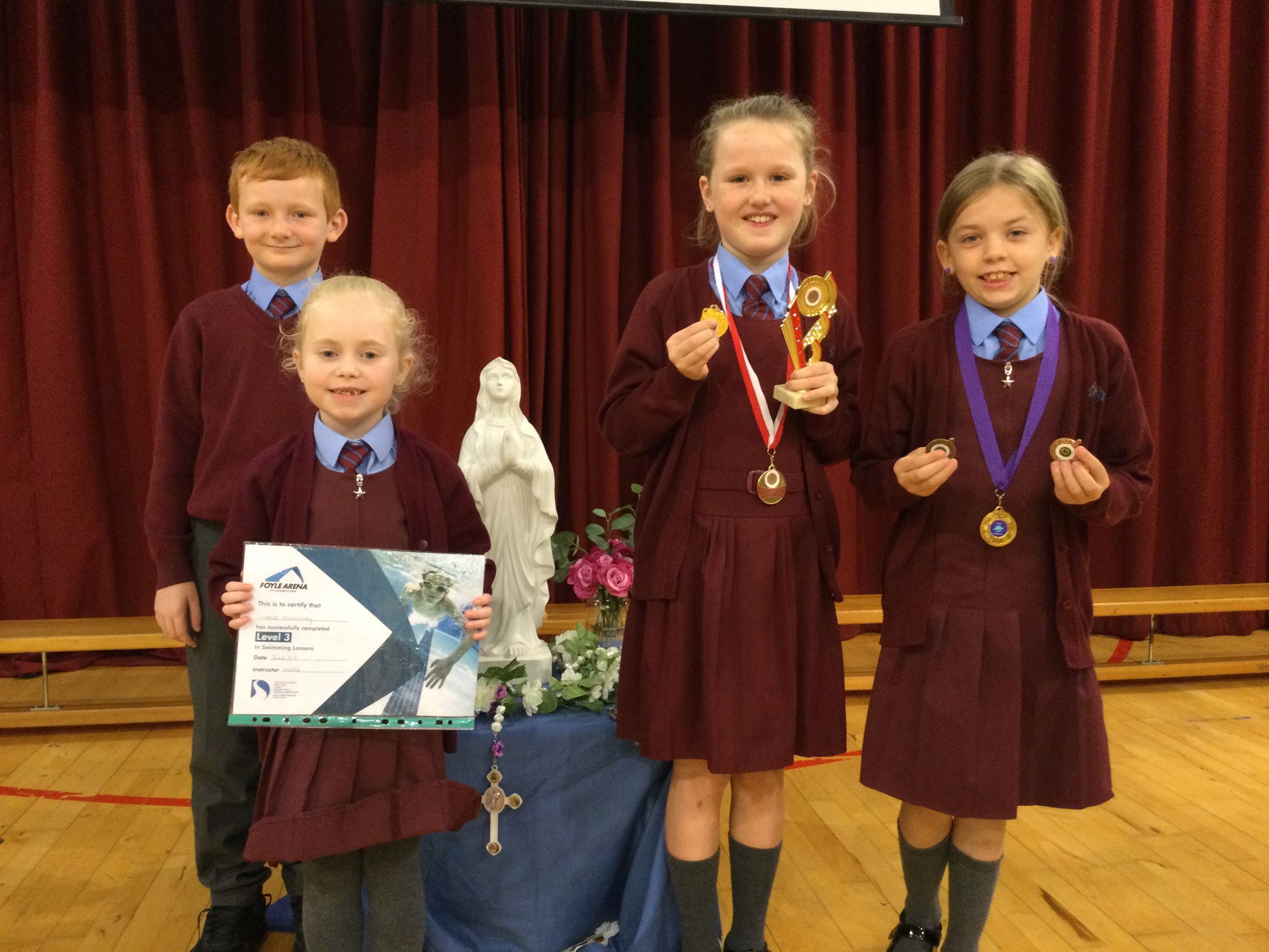 Congratulations to Lexie, Amelie, Logan and Erin on their excellent achievements this week.