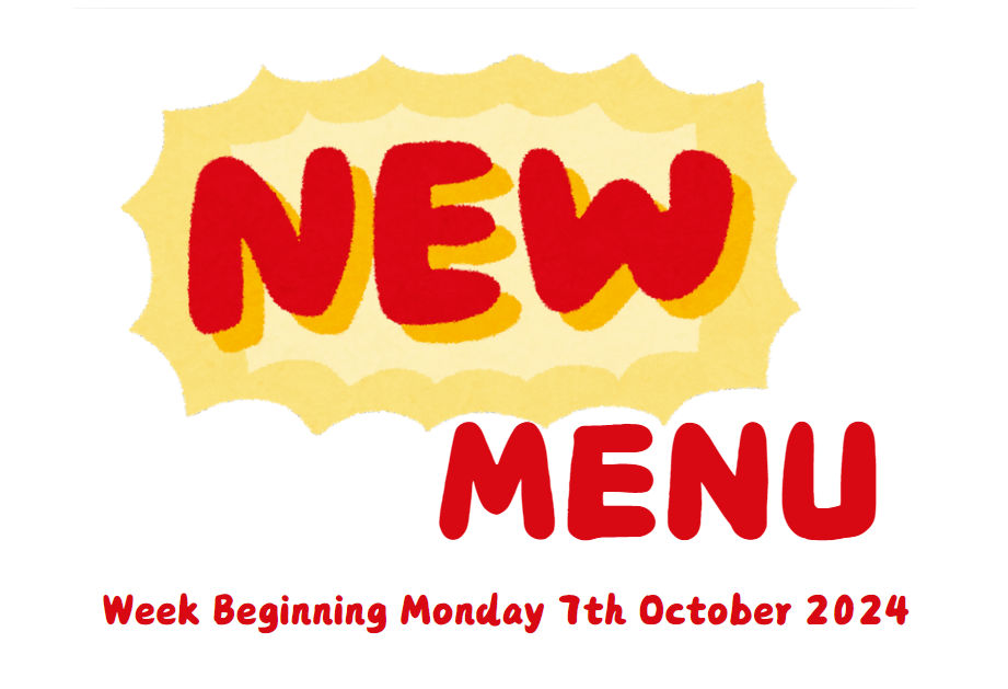 New Canteen Menu 2024-2025