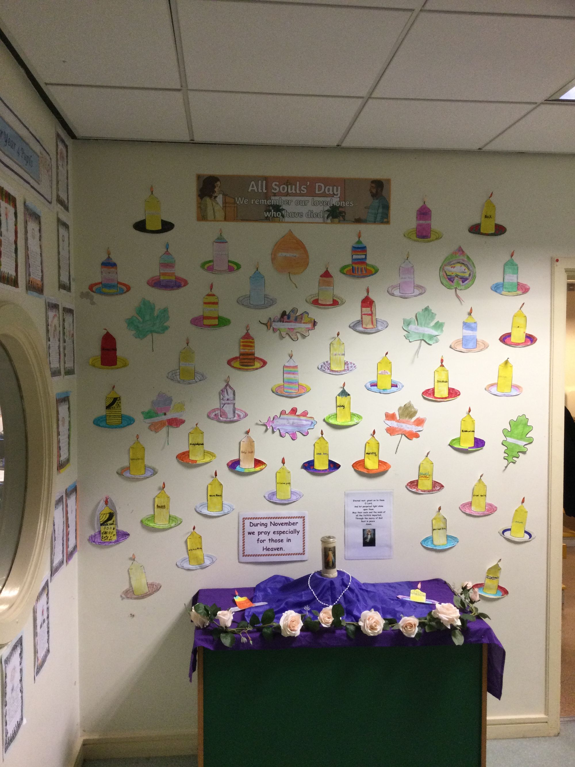 Year 4 remember all our loved ones in Heaven 🙏 💖
