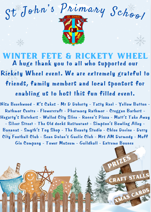 A huge thank you to all who supported our Rickety Wheel event