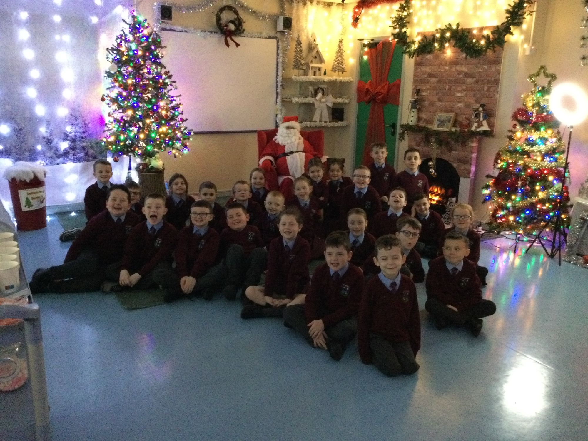 Year 4B visit Santa 🎅