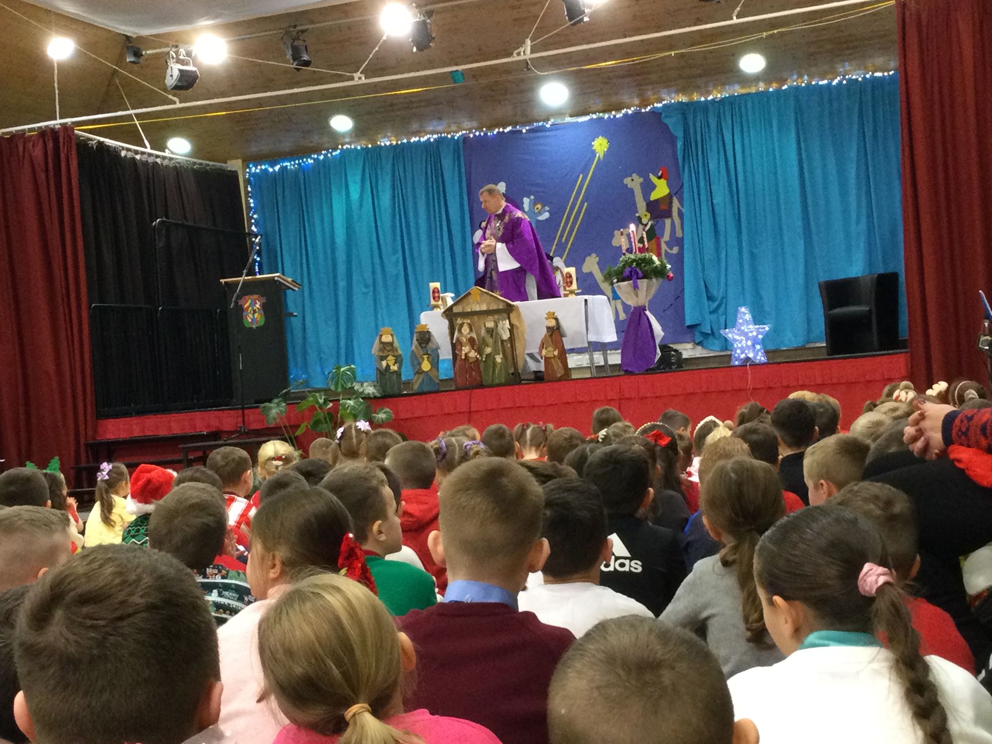 Today, our community celebrated a lovely Christmas Mass with Fr Ignacy