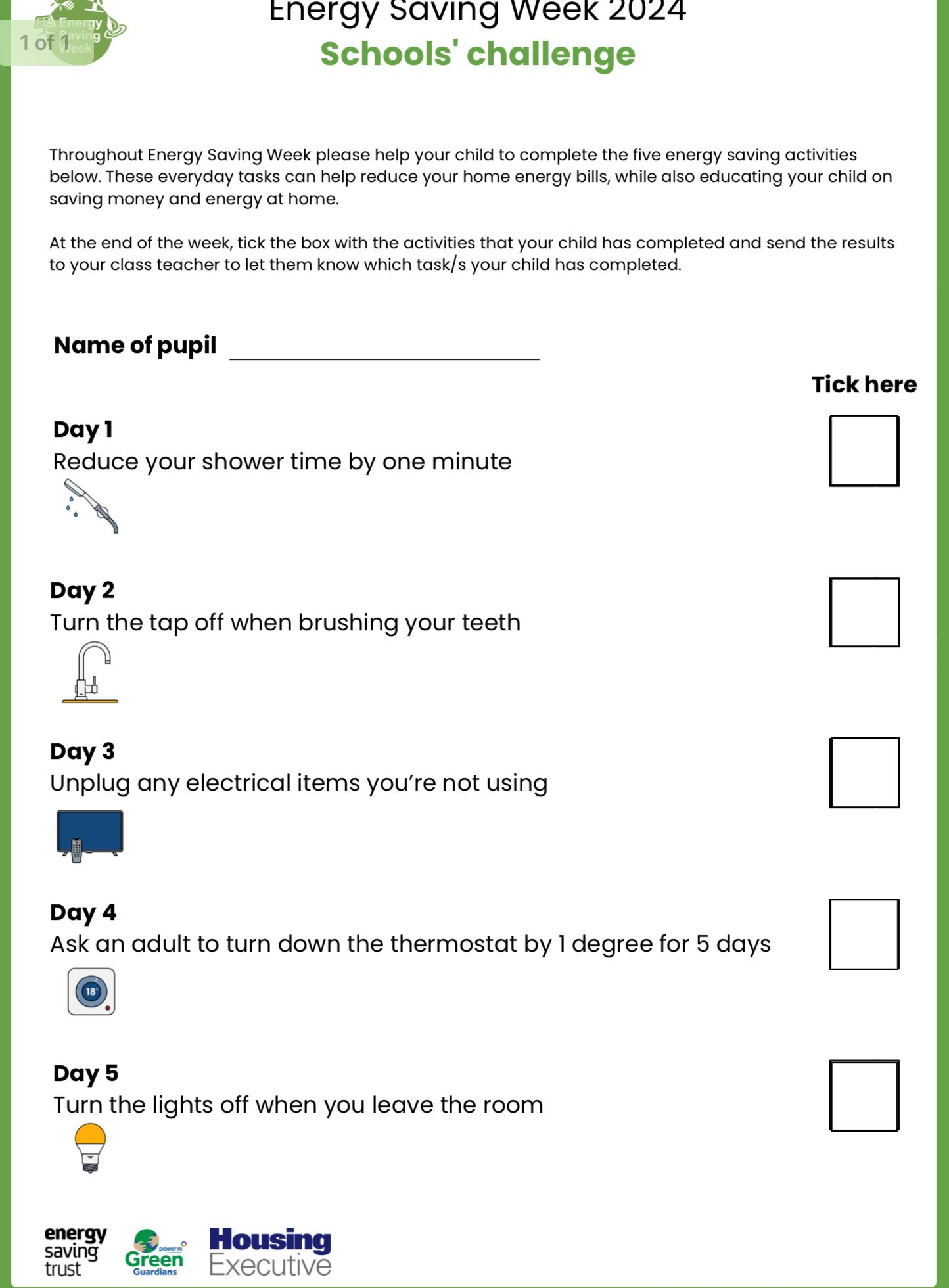 Annual Schools Energy Awareness Competition