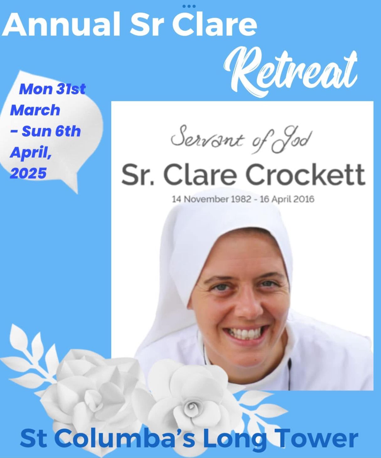 Sr Clare Crockett Retreat Mass