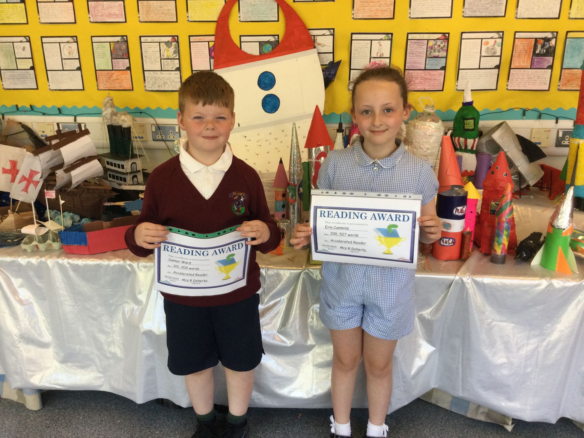 Well done to all our young readers!
