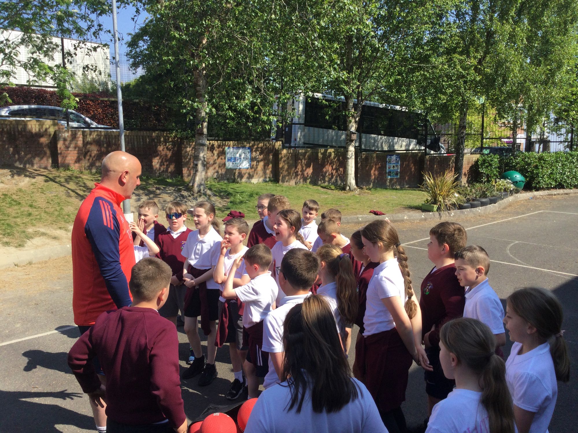 5B enjoyed some fun and games with Stephen from th