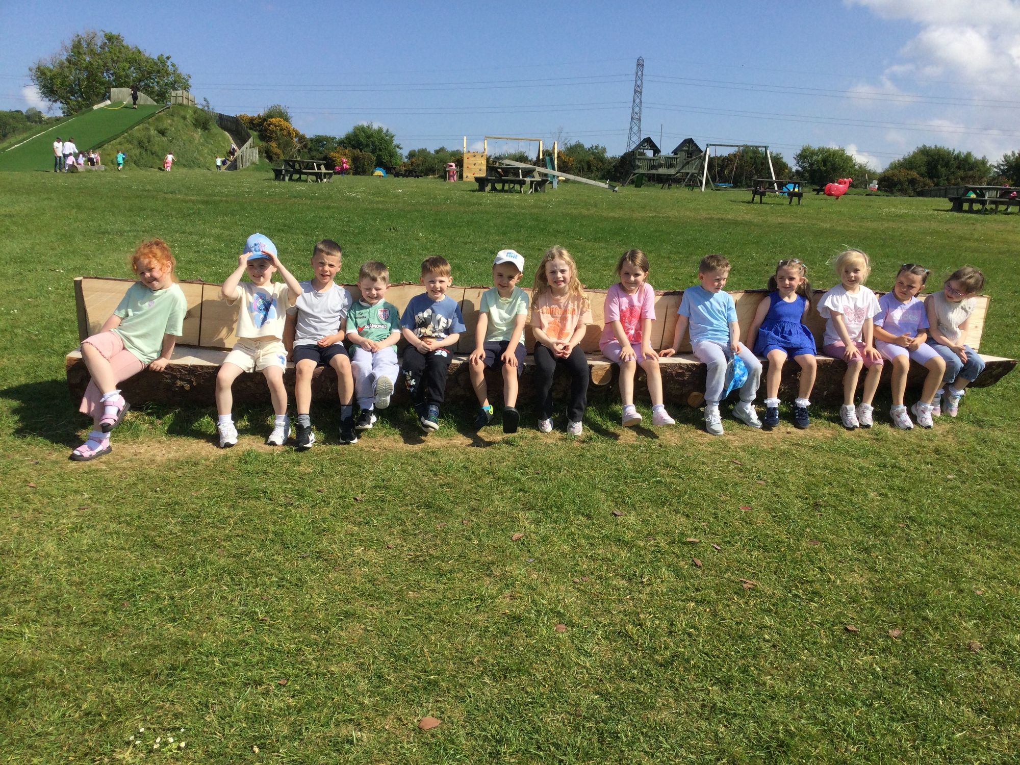 The sun shone as the Year 1 pupils enjoyed all the