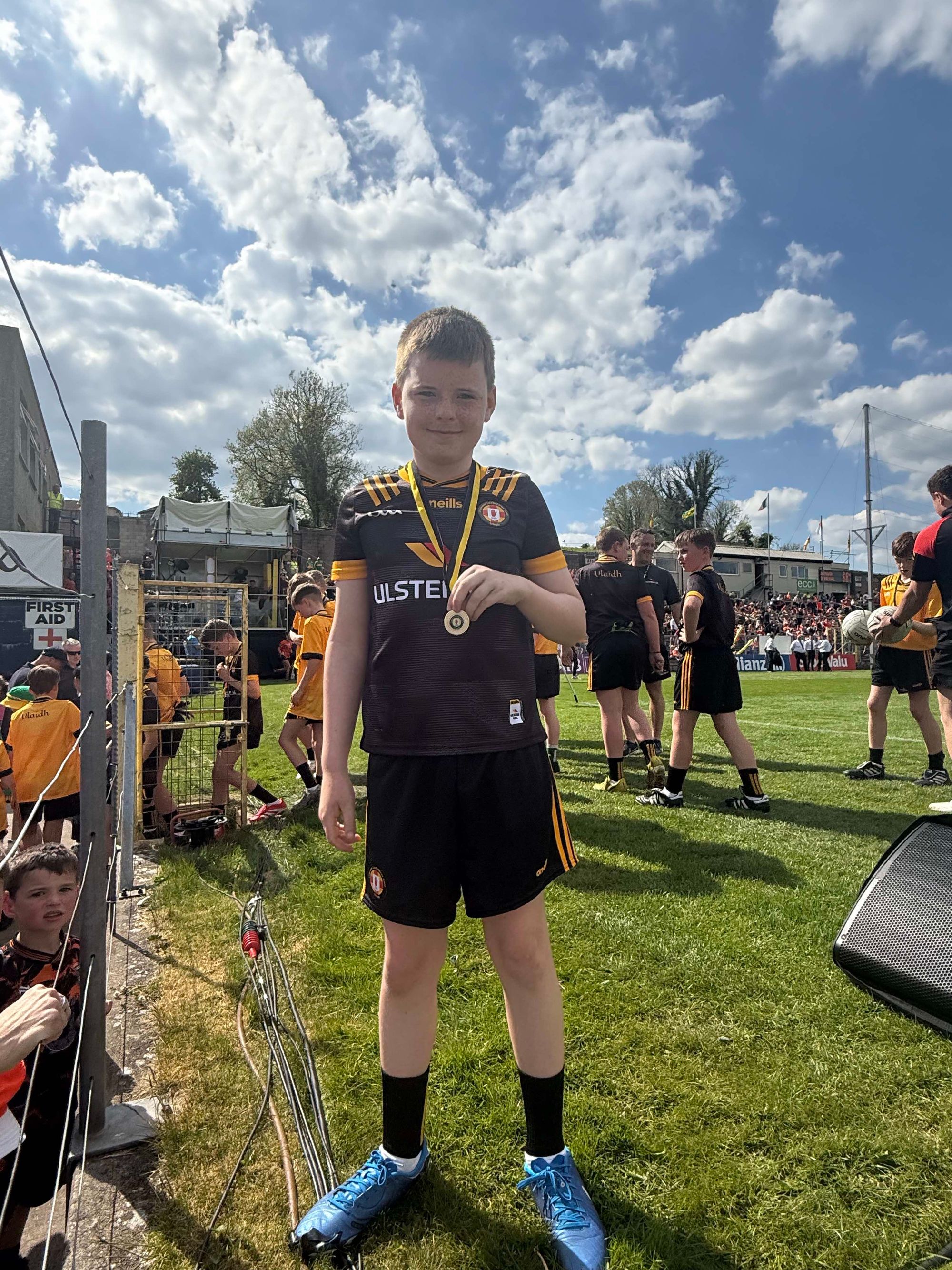 Congratulations to Thomas who played at half time
