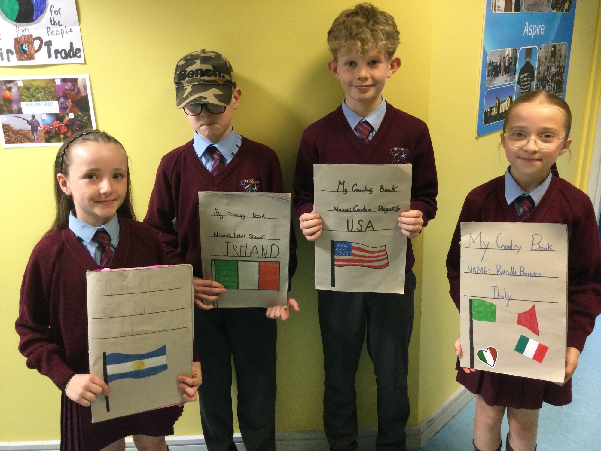 Congratulations to Ava, Peter, Ruadh and Caden on