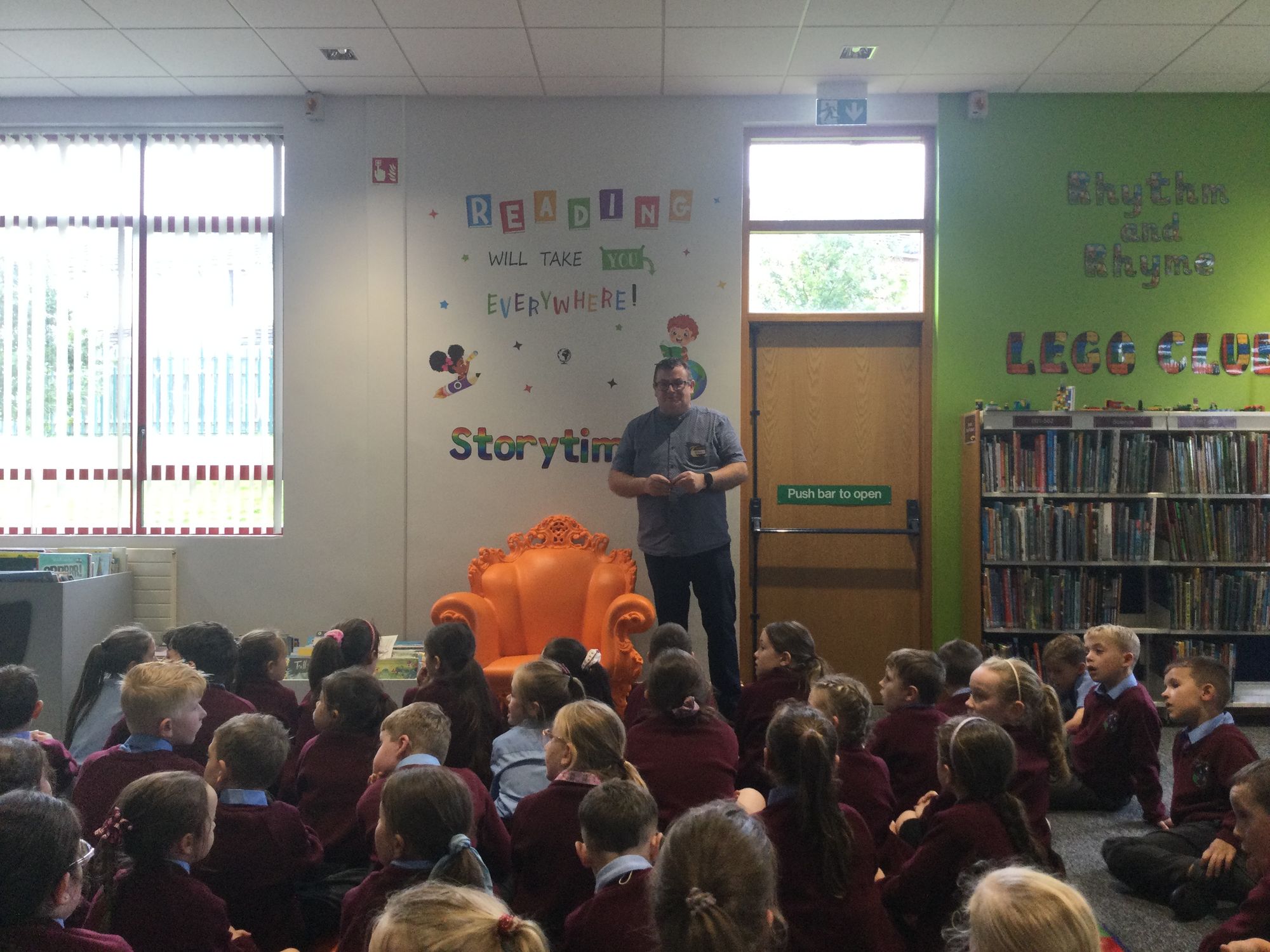 Thank you Creggan Library staff and Glen for the w