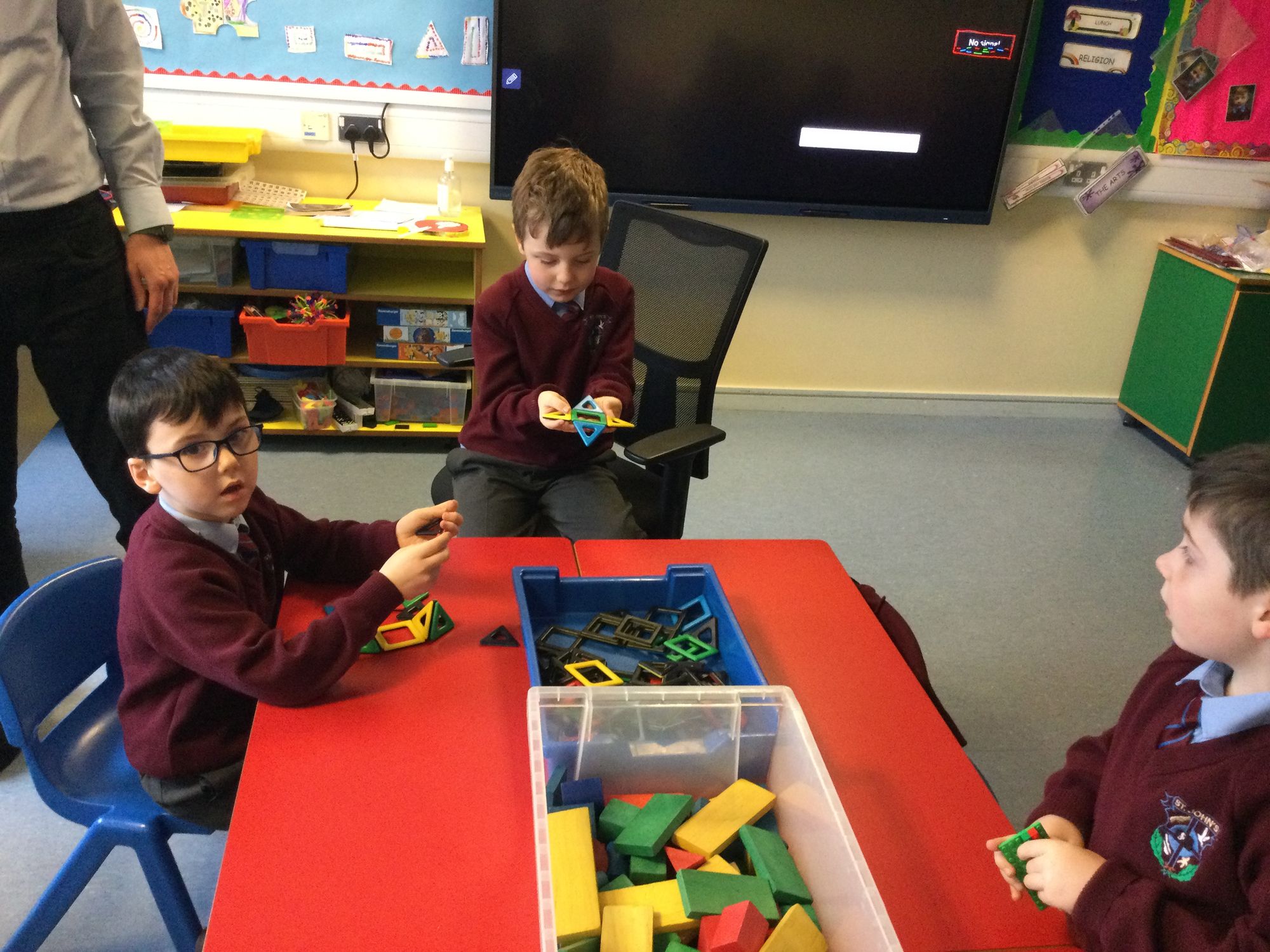 Today we investigated symmetry, making symmetrical