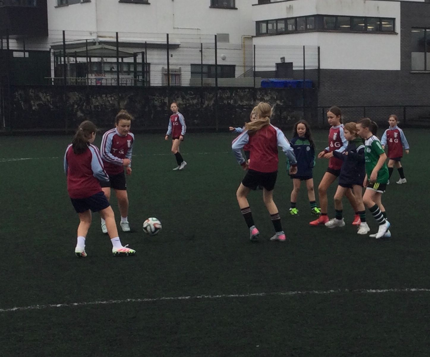 Our two girls' teams enjoyed games against Model P