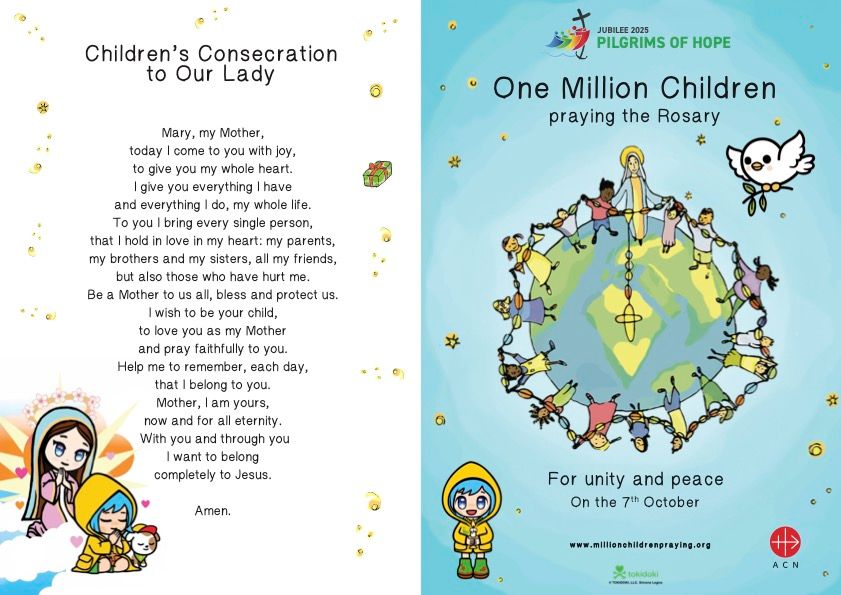 One Million Children praying the Rosary