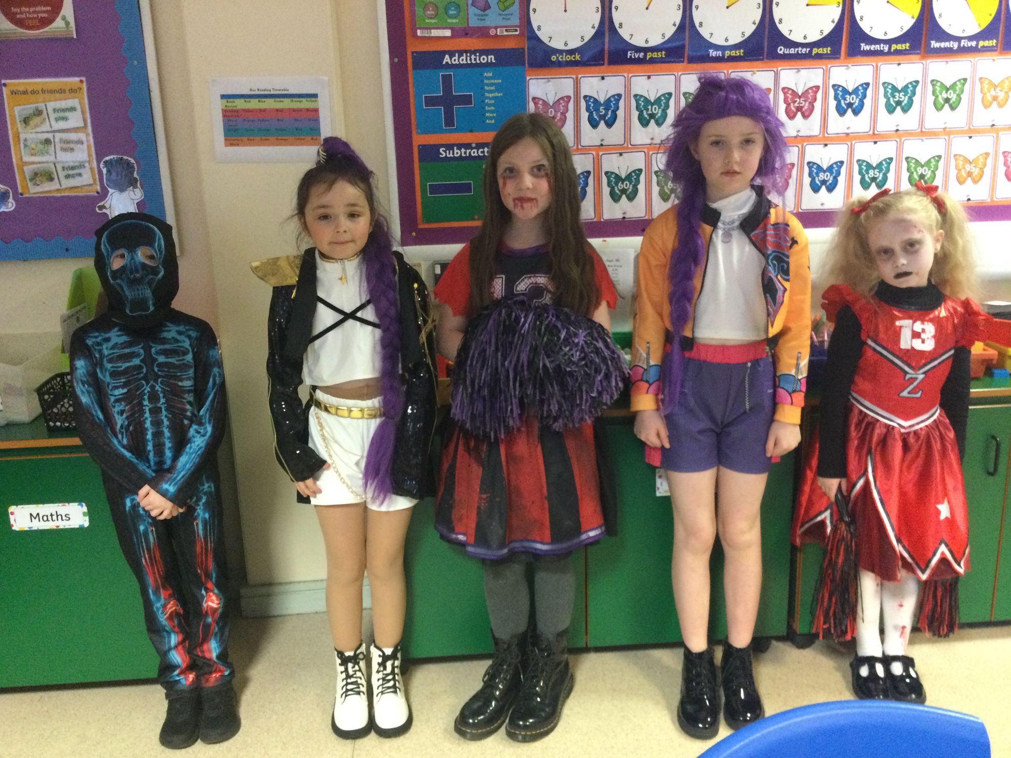 Happy Halloween from Class 4A.