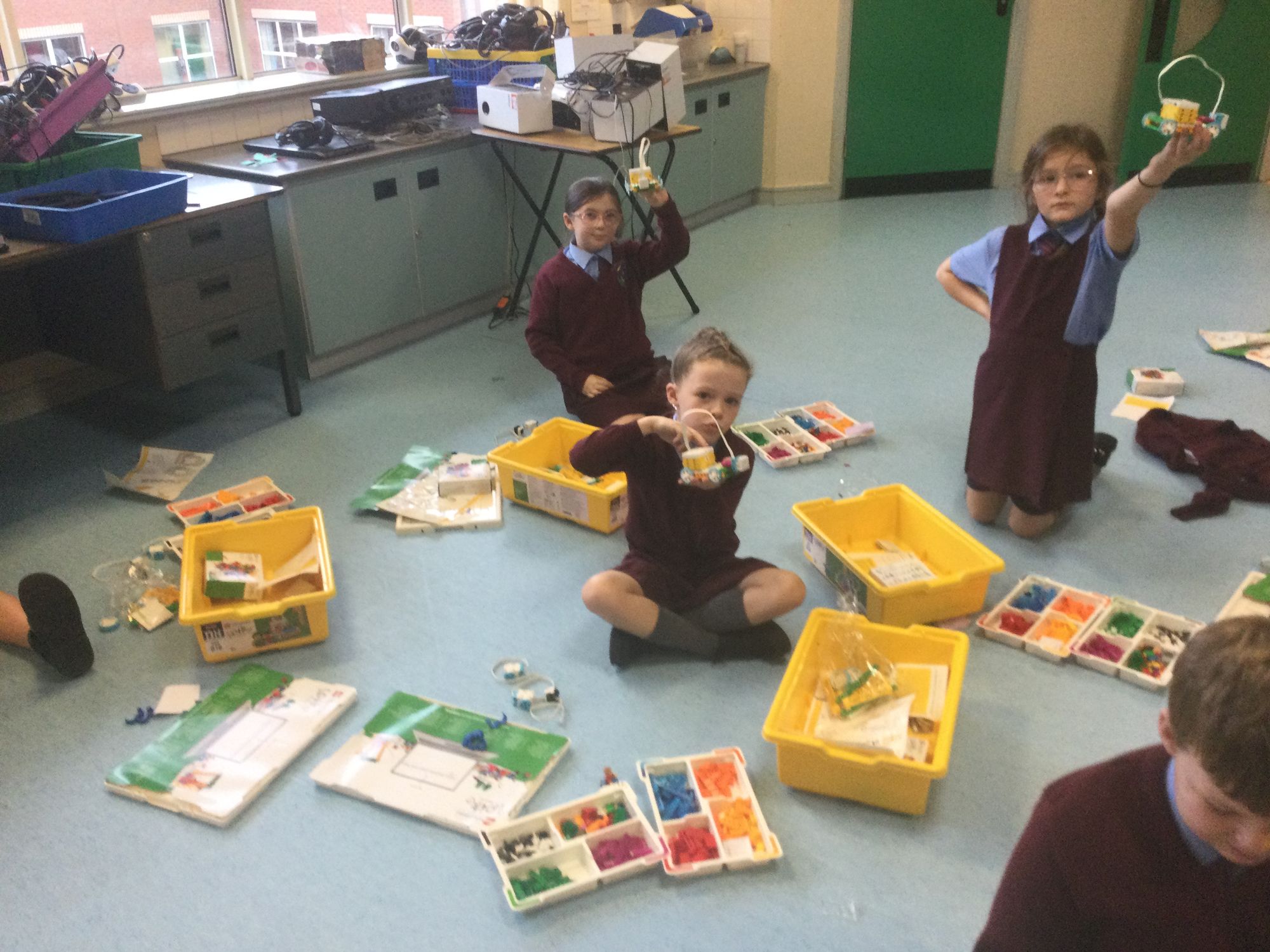 Our Digital Leaders getting to grips with Lego Spi