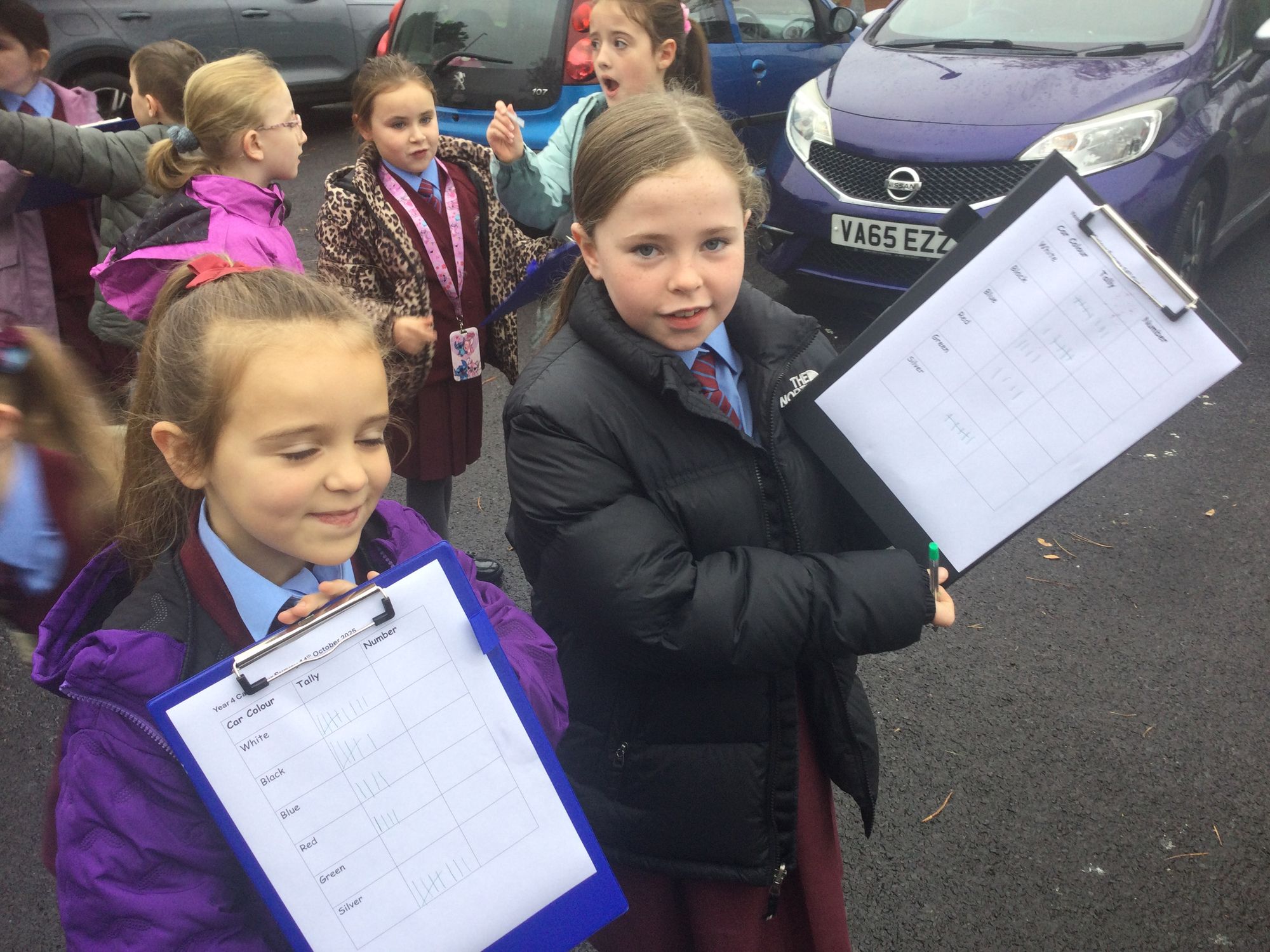 What a brilliant morning, counting cars on Bligh's