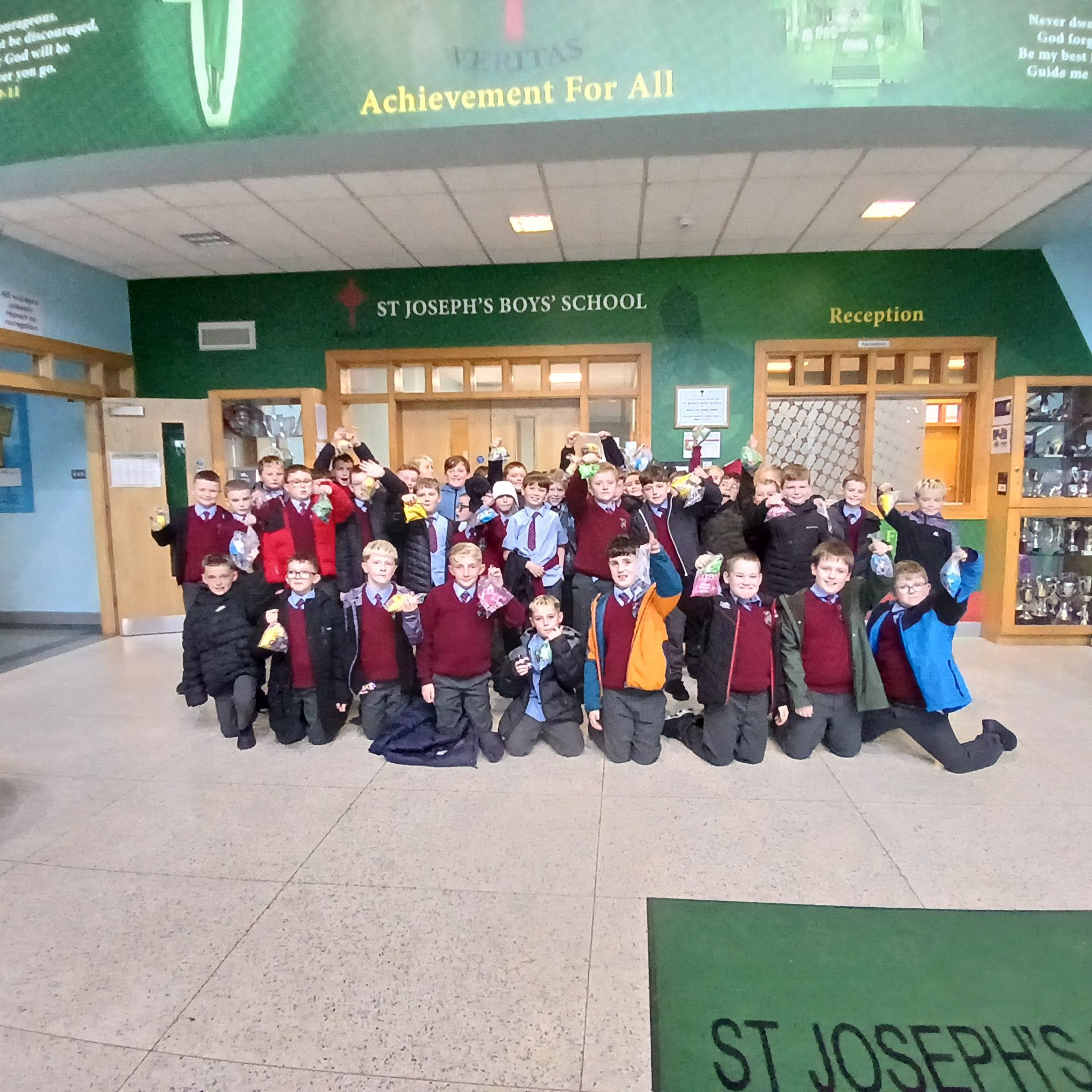 The Primary 6 boys had a lovely time today visitin