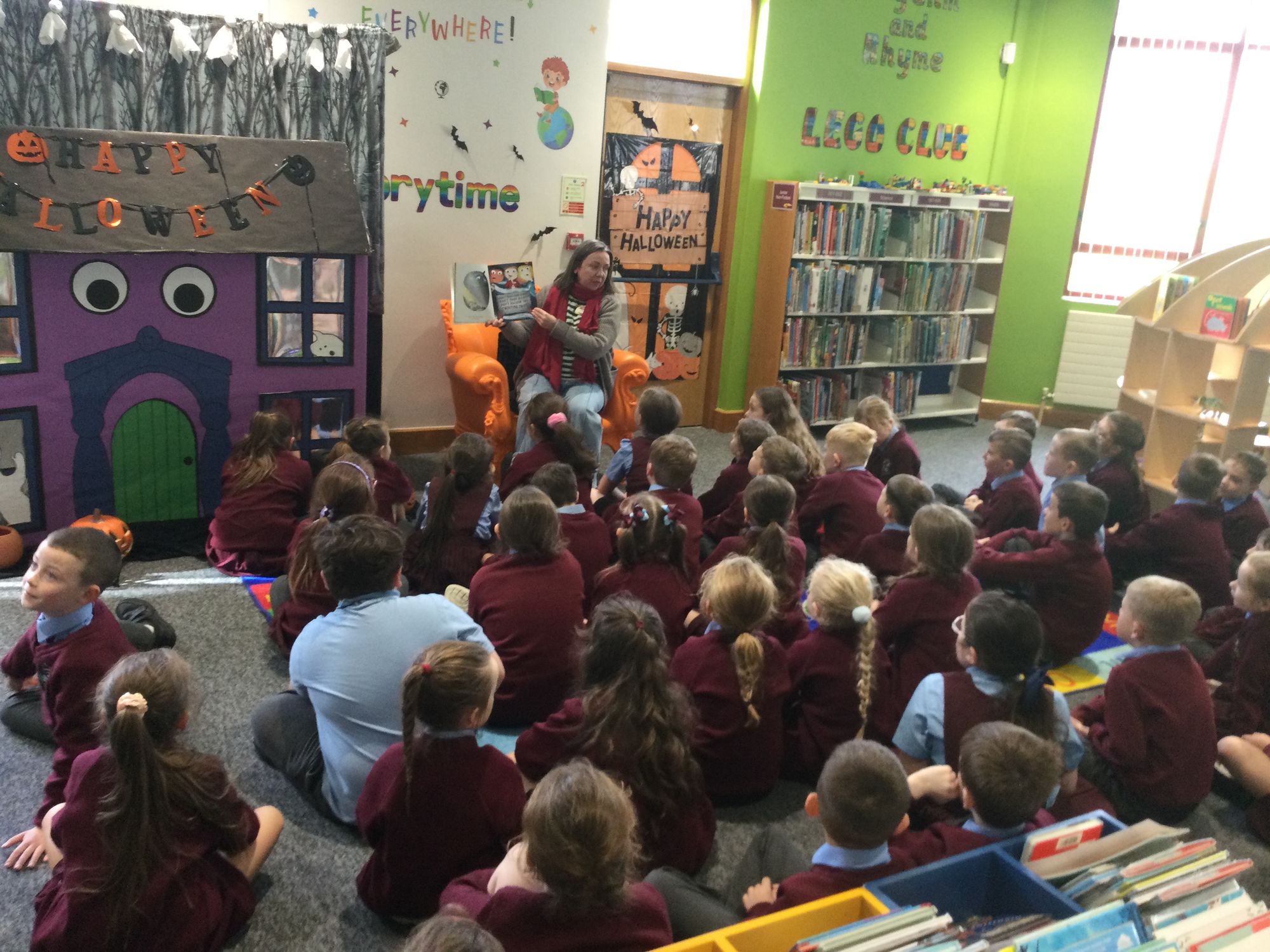 Year 4 really enjoyed the scary Halloween storytel