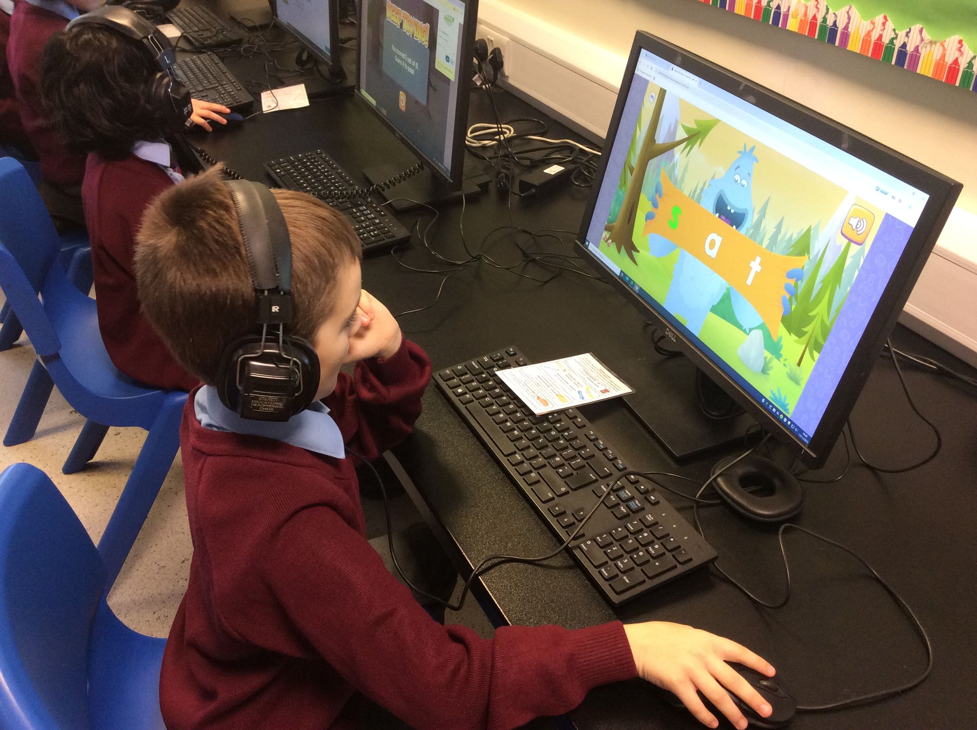 Today, students in Year 3 began creating presentat