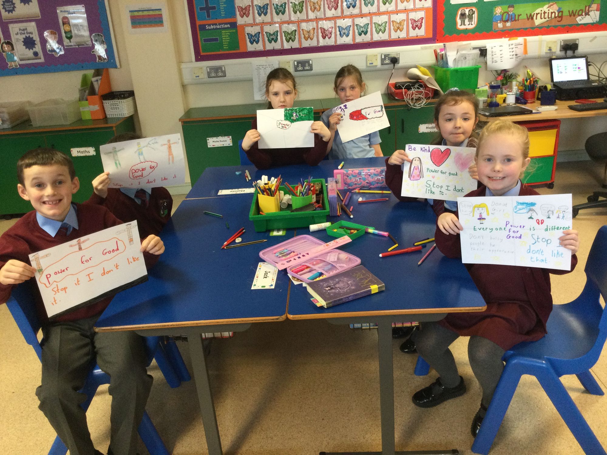 Today we designed 'Power for Good' superhero poste