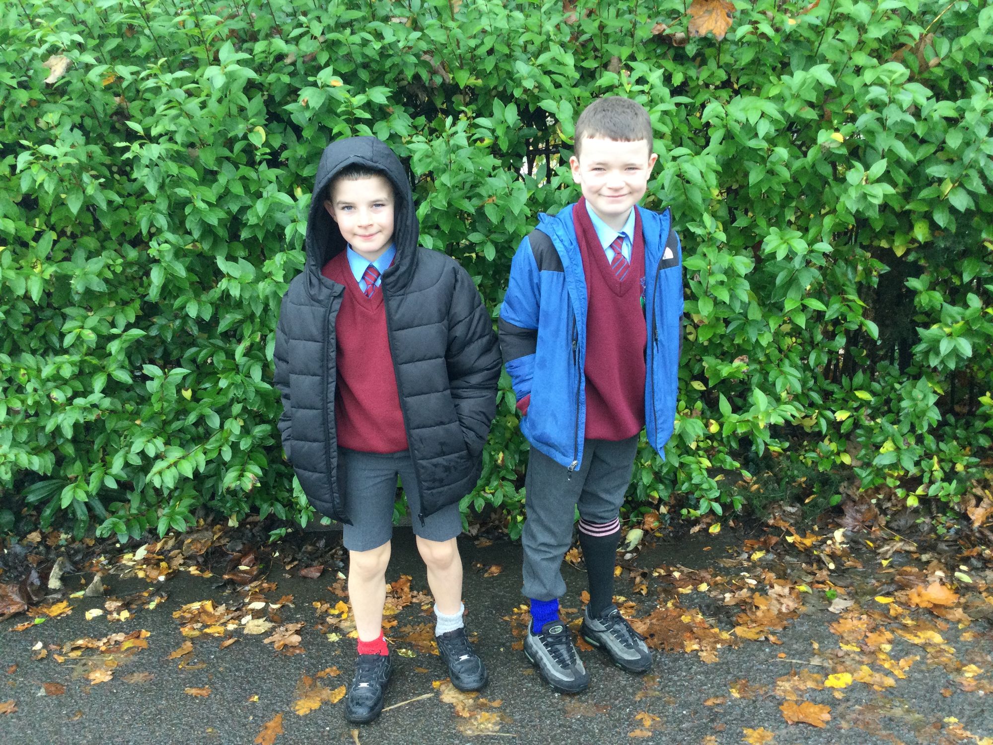 Today all our Y6 pupils went for an odd sock walk.