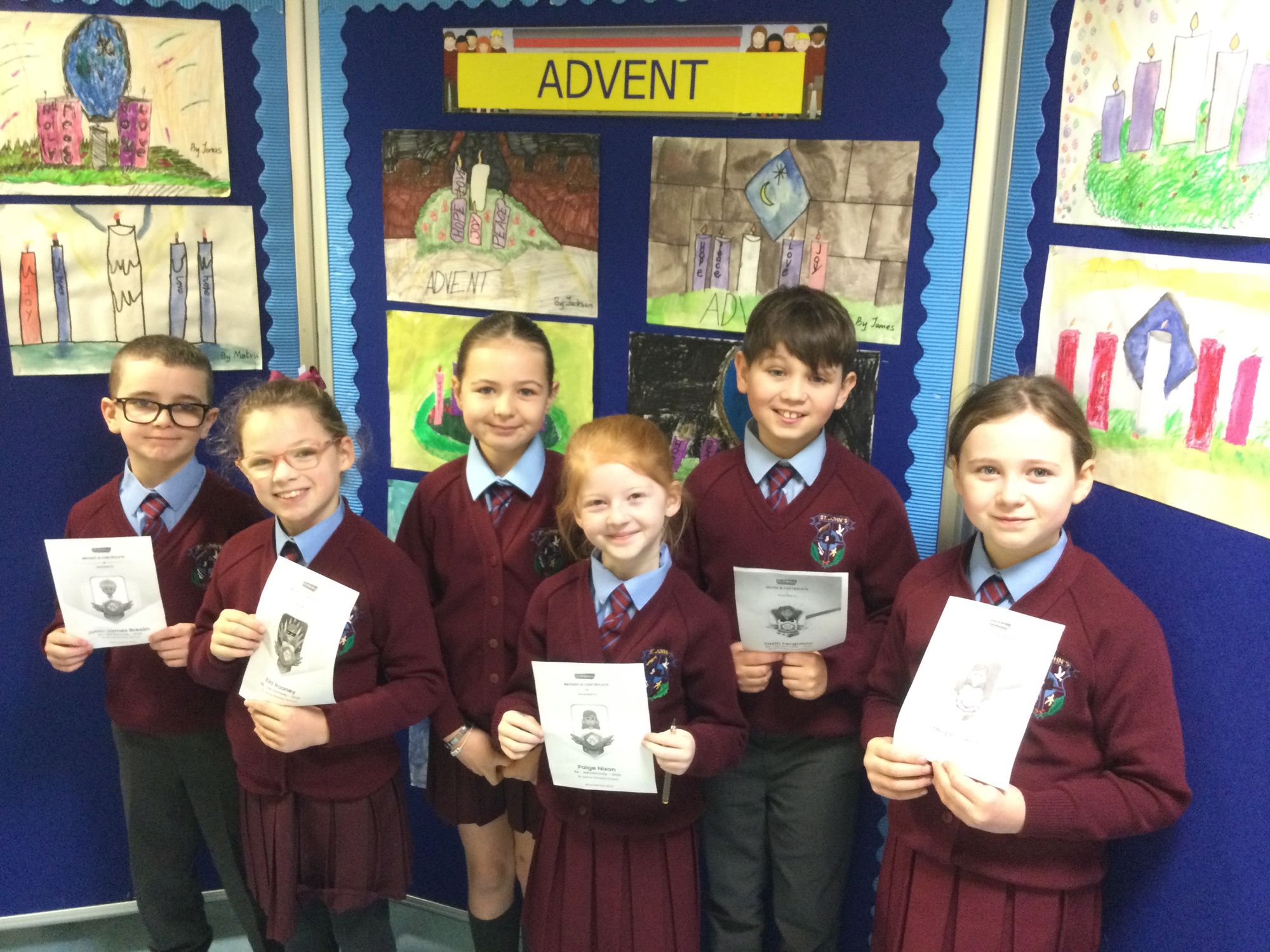 Congratulations John James, Ella, Dearbhla, Paige,