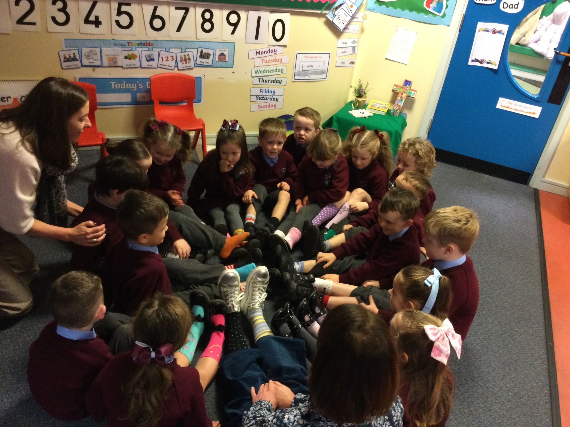 Today Year 1 were reminded that it is okay to be d