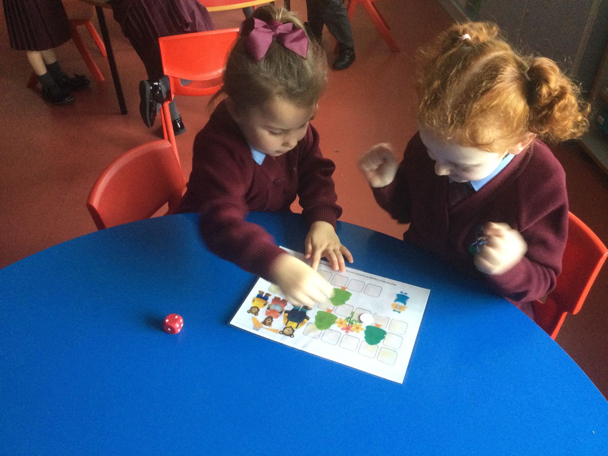 Class 1a have been playing fairytale games using c