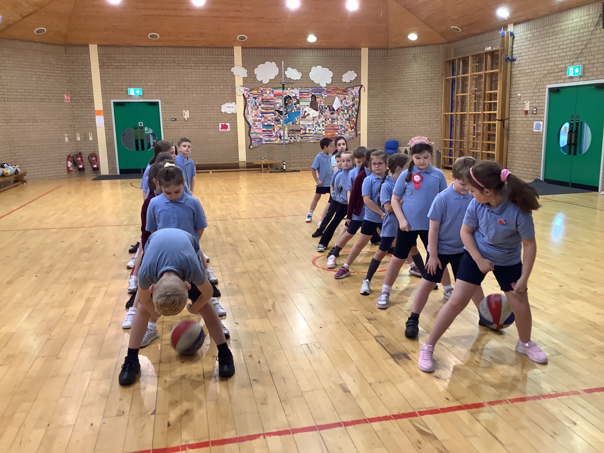 We had great fun today working on our ball control