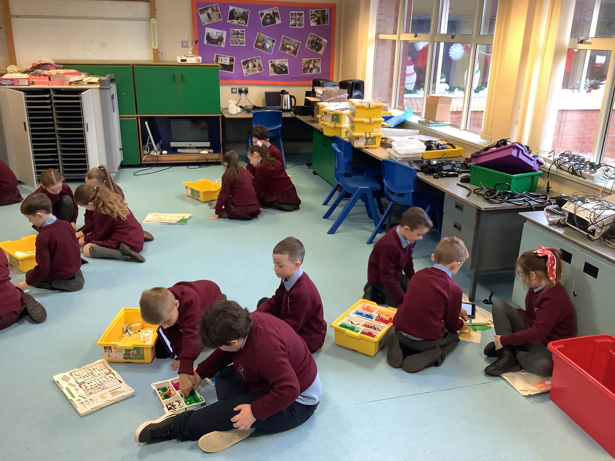 Year 4B had a fantastic afternoon of LEGO robotics