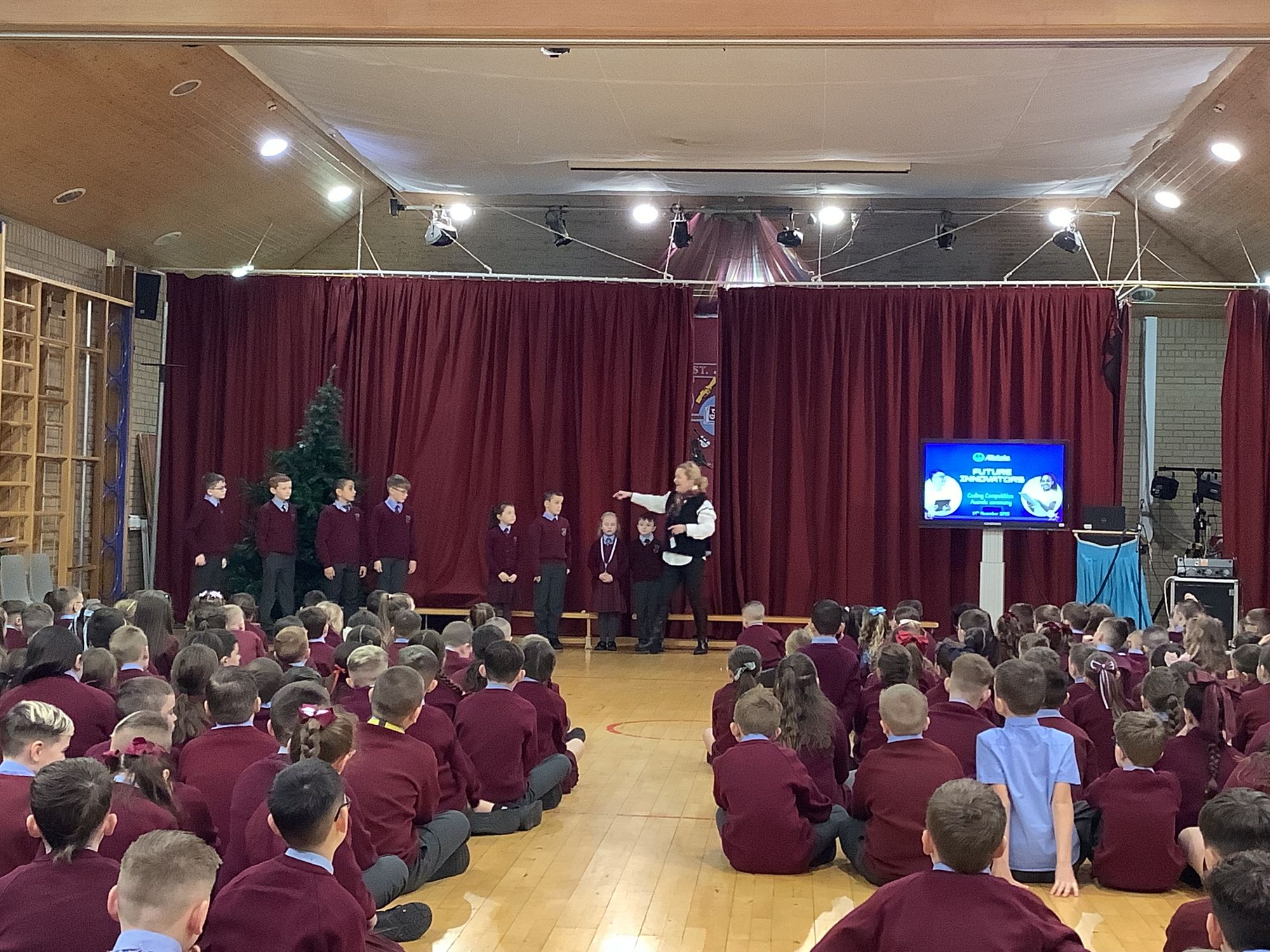 We had a special ICT assembly this morning to cele