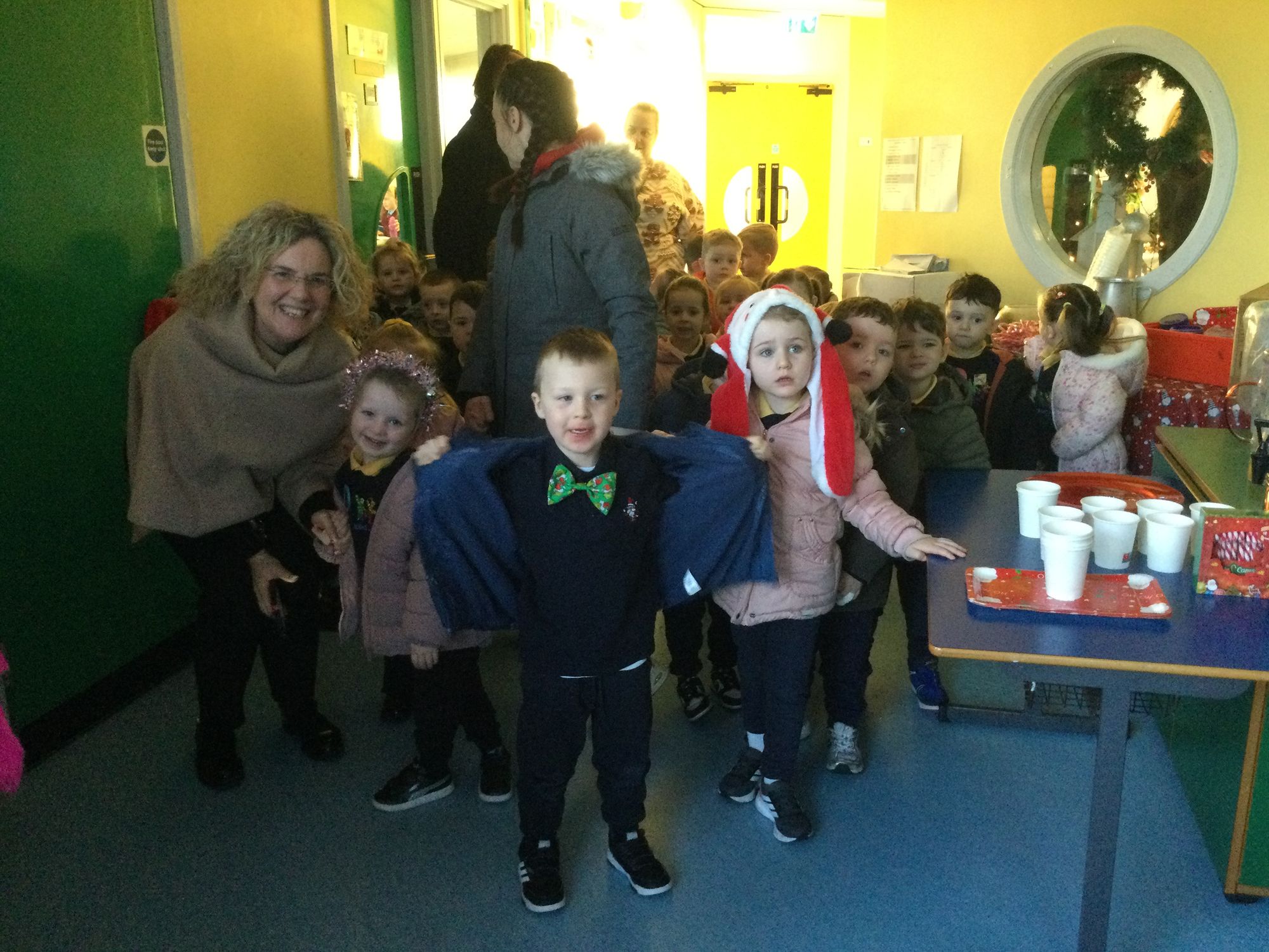 Bligh’s Lane Nursery come to see Santa.