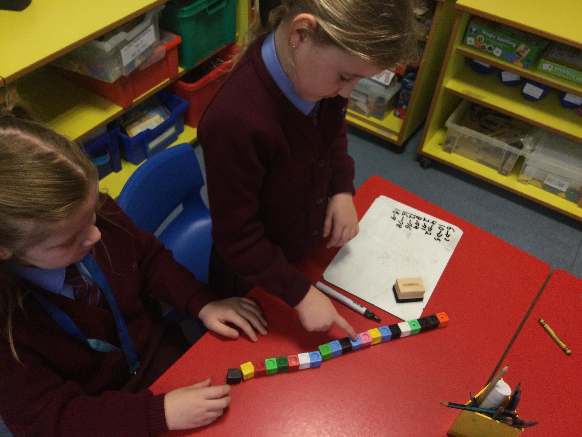 Today we practiced doubling numbers and then pract