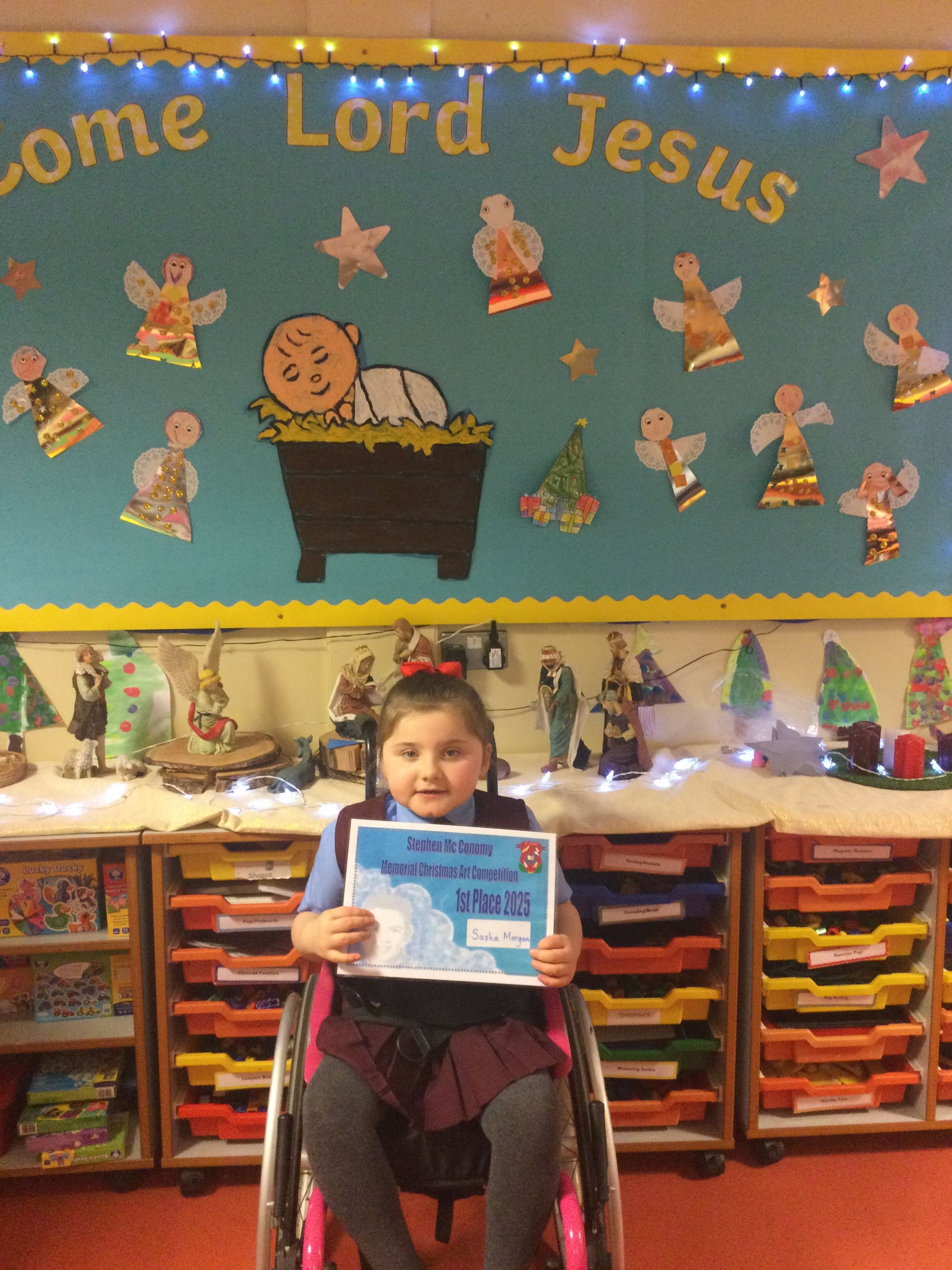 Year 1a Art Competition Winners.