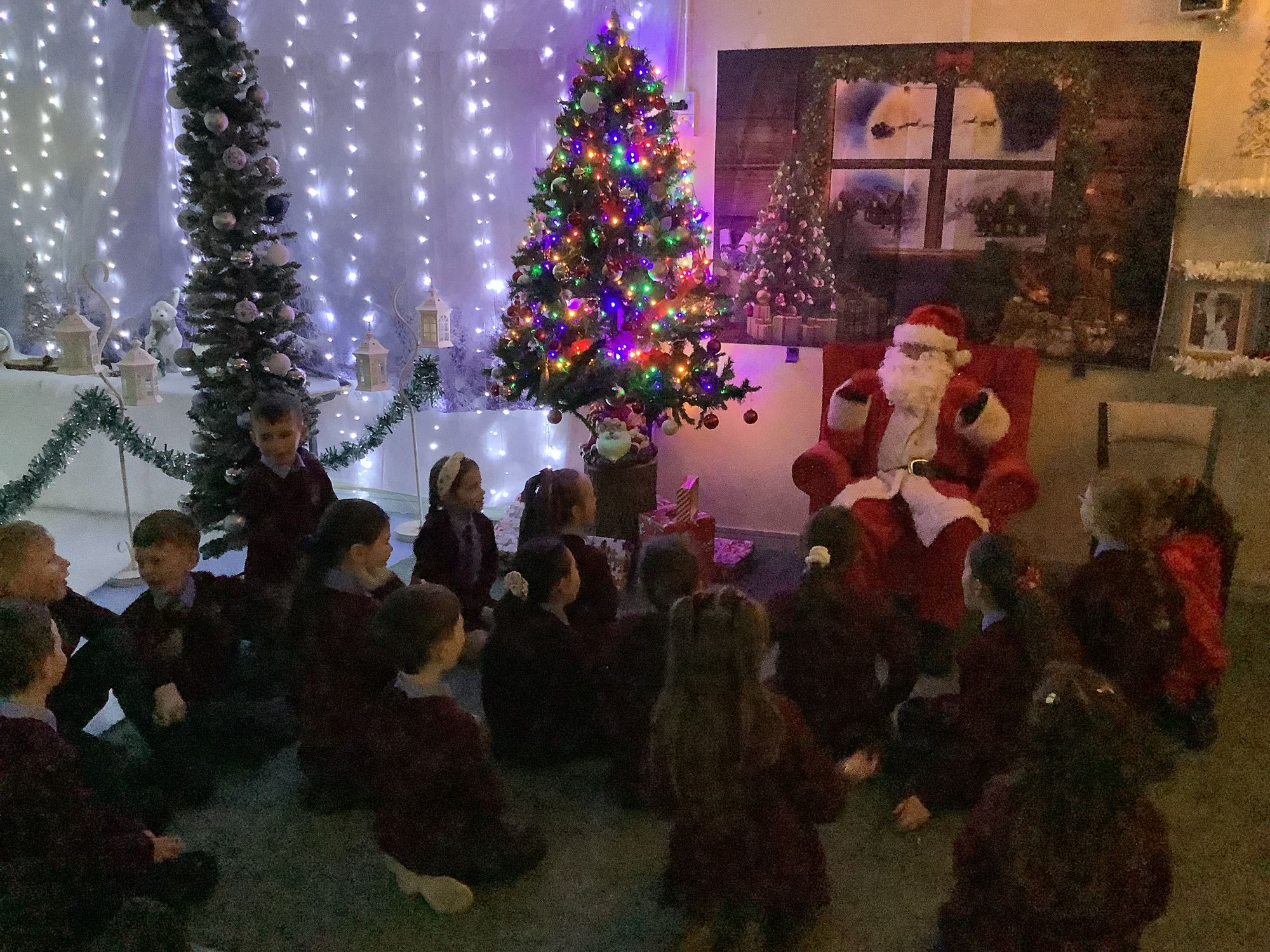 4B had a super visit to Santa, we enjoyed hot choc