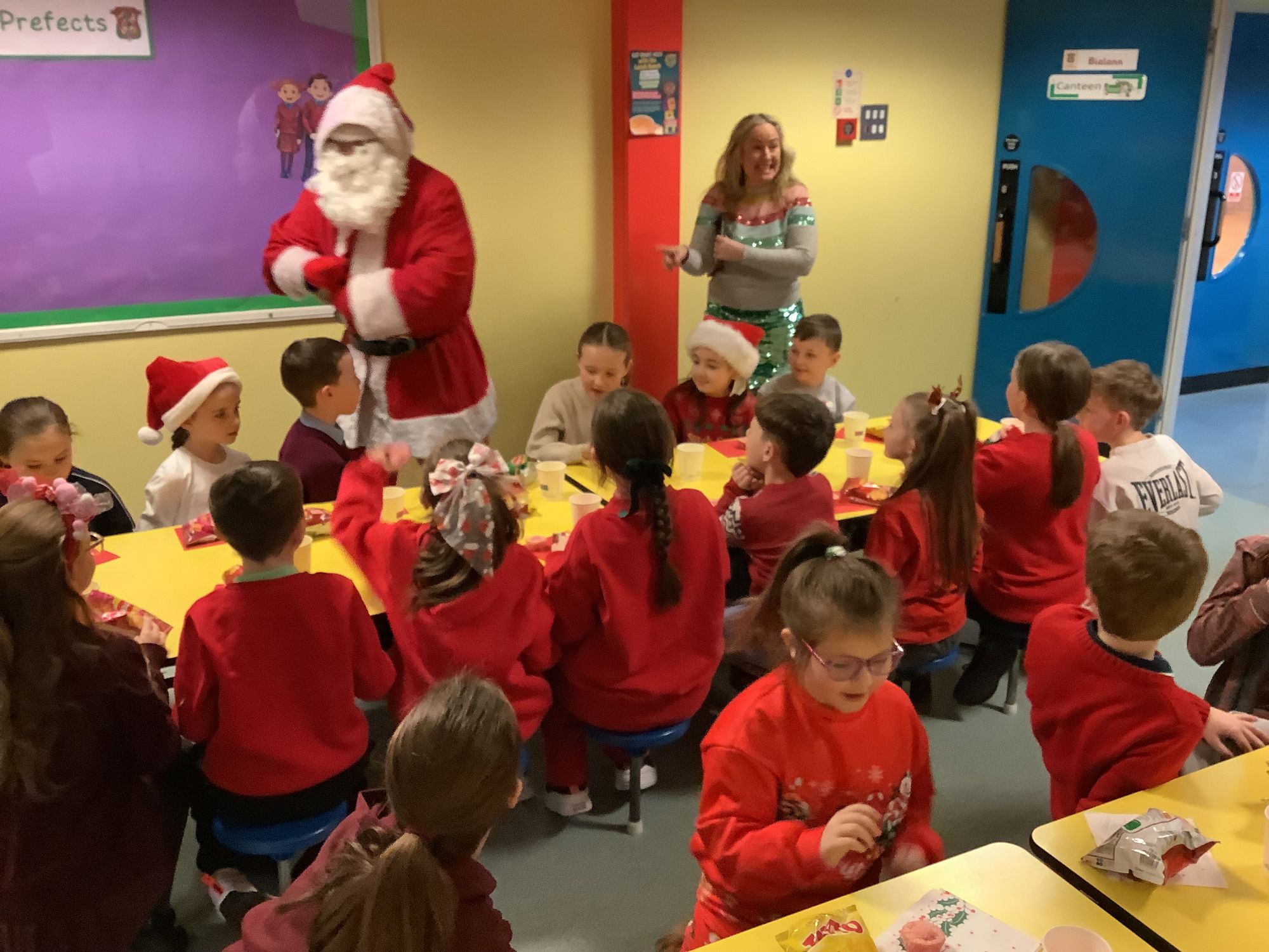 Year 4B Breakfast with Santa