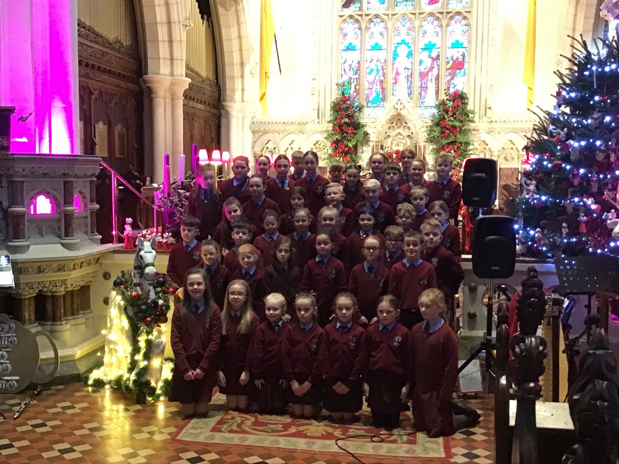 Our wonderful St. John’s Primary School choir had
