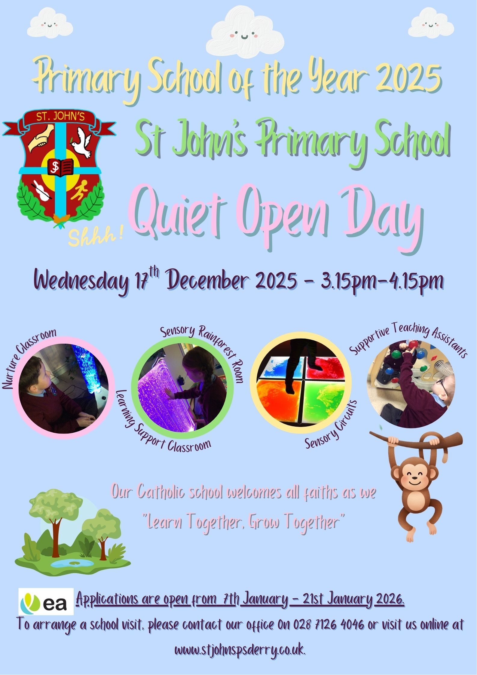Welcome to our quiet open day, which will be a les
