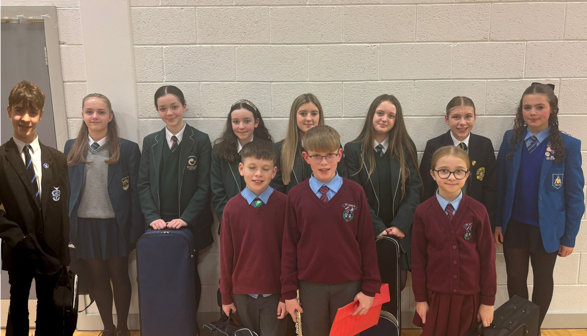 Some of our current and former pupils from St John