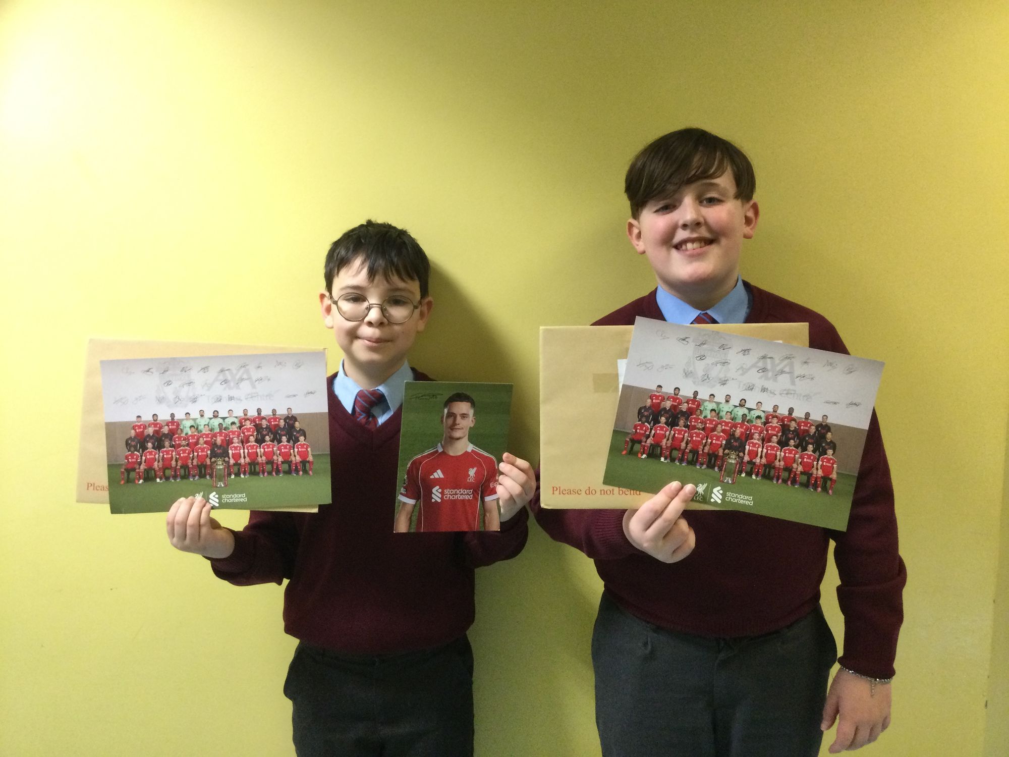 New Year Letters from Liverpool FC