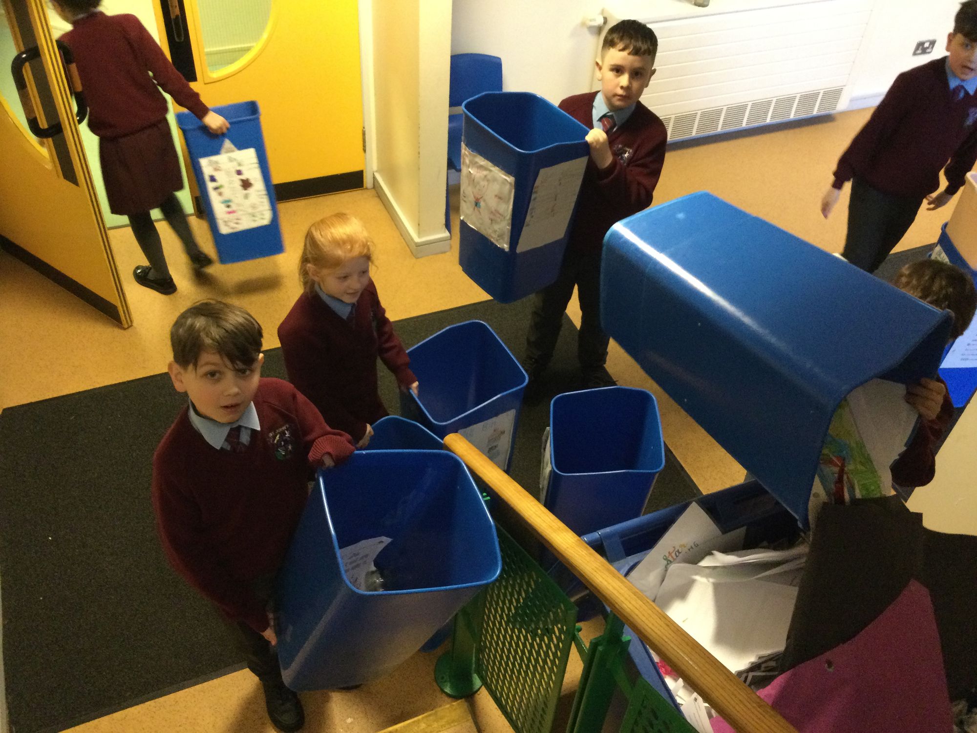 Our Blue Bin Warriors for January.