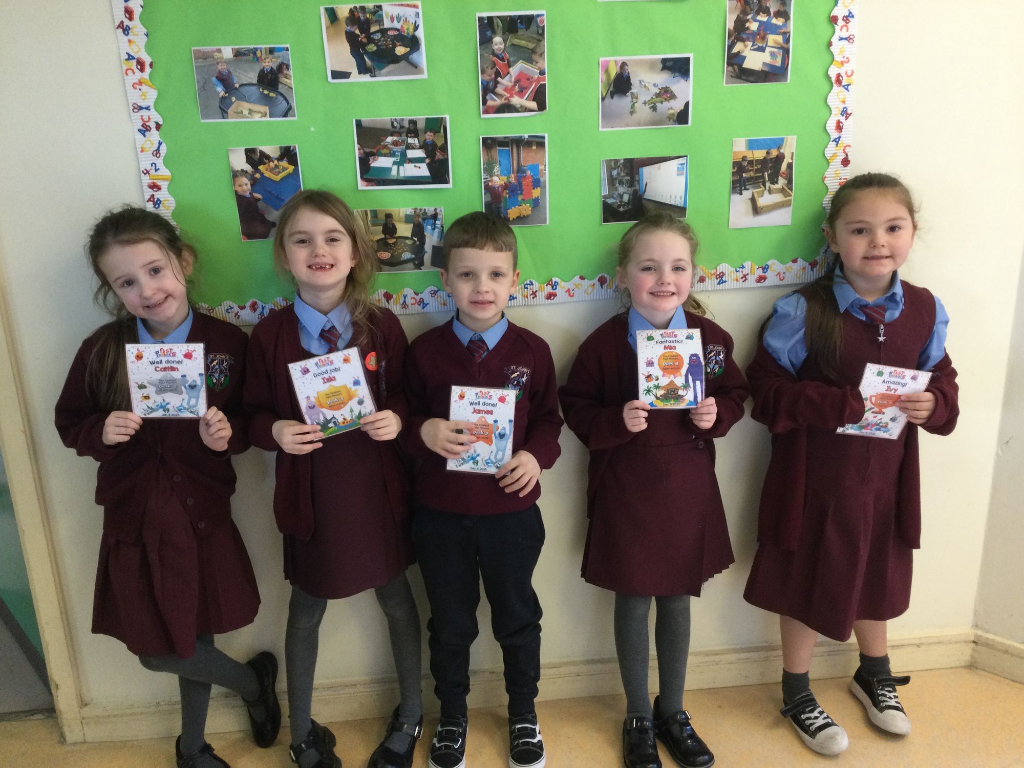 Year 2B Reading Egg Certificates