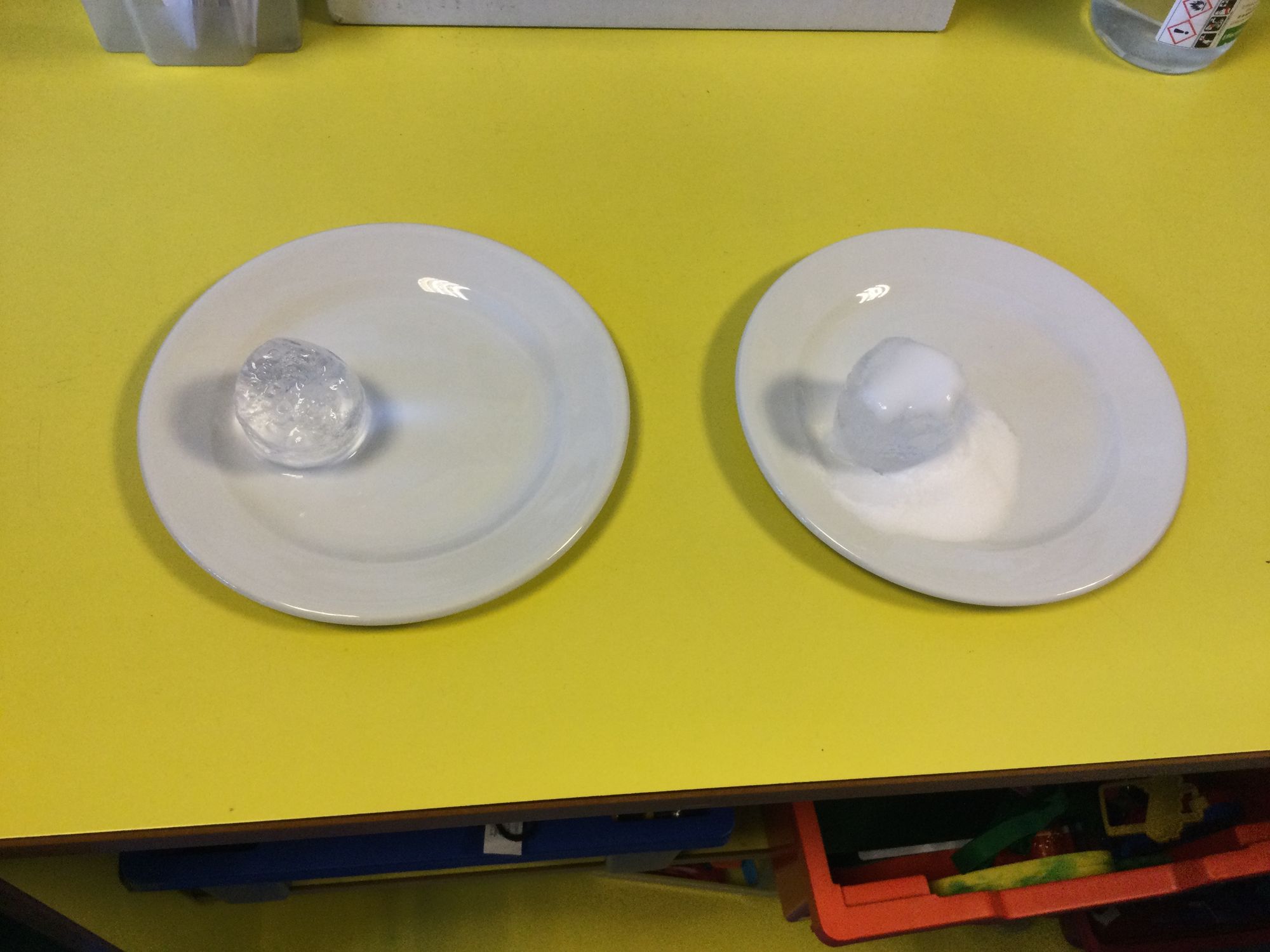 Ice & Salt Experiment in Year 3